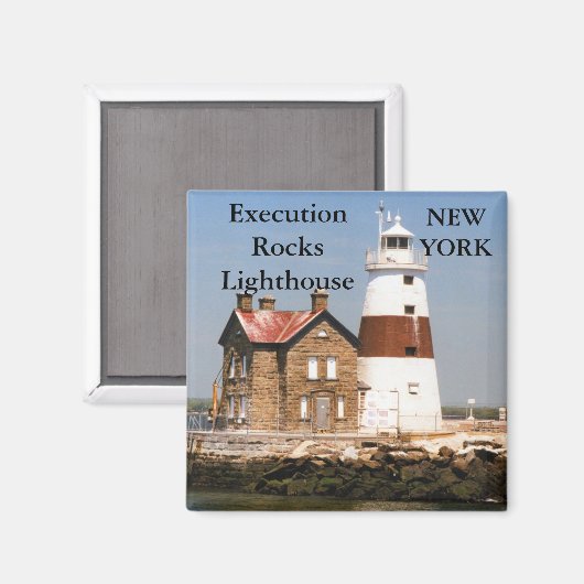 Execution Rocks Lighthouse, New York Magnet Magneet (Voorkant / Achterkant)