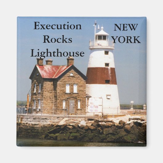 Execution Rocks Lighthouse, New York Magnet Magneet (Voorkant)