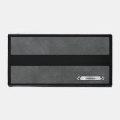 Executive Black Gray Minimalist For Him Bureaumat (Voorkant)