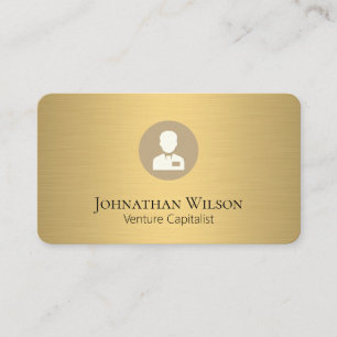 Executive Business Gold Metallic Visitekaartje