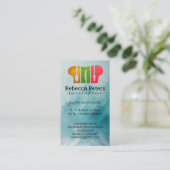 Executive Chef | Chef Pet Dinnerware Logo Visitekaartje (Staand voorkant)