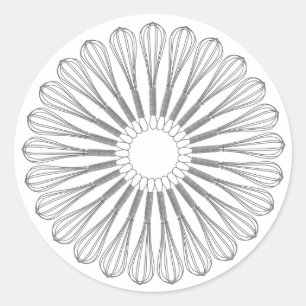 Executive Chef Culinaire, Whisk Ronde Sticker
