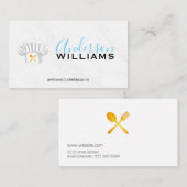 Executive Chef Marble Visitekaartje (Voorkant / Achterkant)