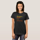 Executive Coach Definition Leader Humor Manager T-shirt (Voorkant volledig)