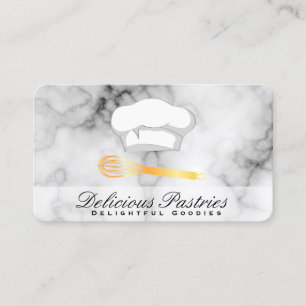 Executive Culinair Meester Gouden Garde Marble Visitekaartje