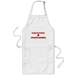 "EXECUTIVE DISHWASHER" / door: Opal01 Lang Schort