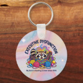 Executive Dysfunction Funny Neurodiversity Sleutelhanger (Voorkant)