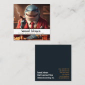 Executive Funny CEO Algemeen directeur Vierkante Visitekaartje (Voorkant / Achterkant)