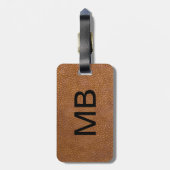 Executive Leather Kijk Bagagelabel (Achterkant verticaal)