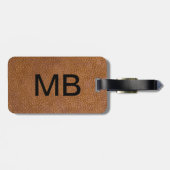 Executive Leather Kijk Bagagelabel (Achterkant horizontaal)