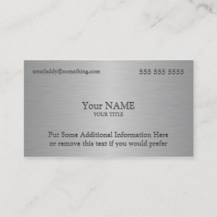 Executive Metallic Texture Print Visitekaartje