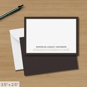 Executive Professional Note-Kaart Notitiekaartje