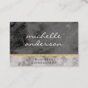 Executive strakke marmeren textuur visitekaartje