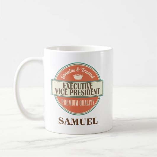 Executive Vice President Personalized Mug Gift Koffiemok (Links)