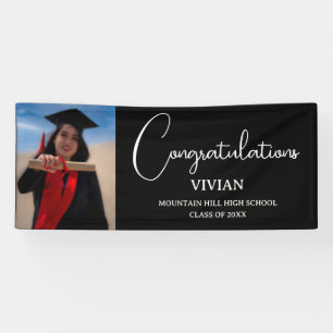 Exemple Bannière Félicitations aux diplômés noirs