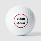 Exemple de balles de golf avec tampons de logo de (Recto)