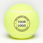 Exemple de balles de tennis avec texte de logo mar (Dos)