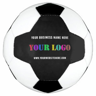 Exemple de ballon de football avec texte de logo d
