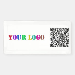 Exemple de bannière promotionnelle de logo d'entre