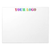 Exemple de Bloc-notes d'entreprise de design (Devant)