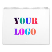 Exemple de calendrier commercial du logo de l'entr (Protection)