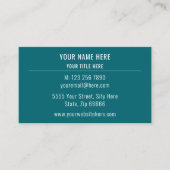 Exemple de carte de visite avec logo et code QR (Devant)