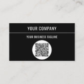 Exemple de Carte de visite de code QR de votre pro (Devant)