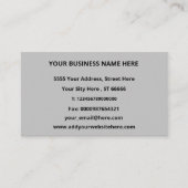 Exemple de Carte de visite de nom de logo personna (Devant)