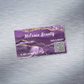 Exemple de carte de visite magnétique avec code QR (In Situ)