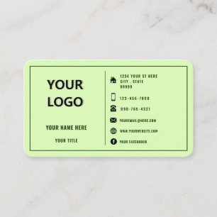 Exemple de Carte de visite personnalisé Concevez v