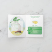 Exemple de carte faire-part de mariage (Intérieur)