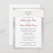 Exemple de carte postale faire-part de mariage (Devant / Derrière)