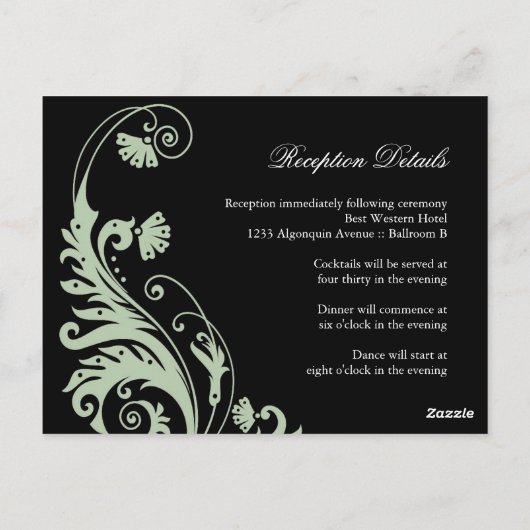 Exemple de carte postale Mariage pour Jen (Dos)