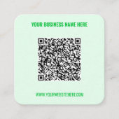 Exemple de Cartes de Visite avec Code QR Choisisse (Devant)