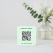 Exemple de Cartes de Visite avec Code QR Choisisse (Debout devant)