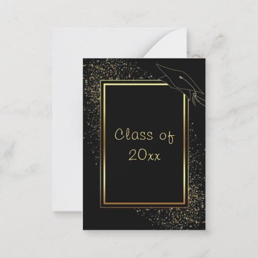 Exemple de conception de vos invitations de remise (Dos)