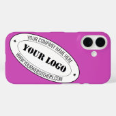 Exemple de coque iphone du logo de l'entreprise av (Verso (horizontal))