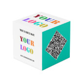 Exemple de cube promotionnel de code QR du logo d' (Angle devant)