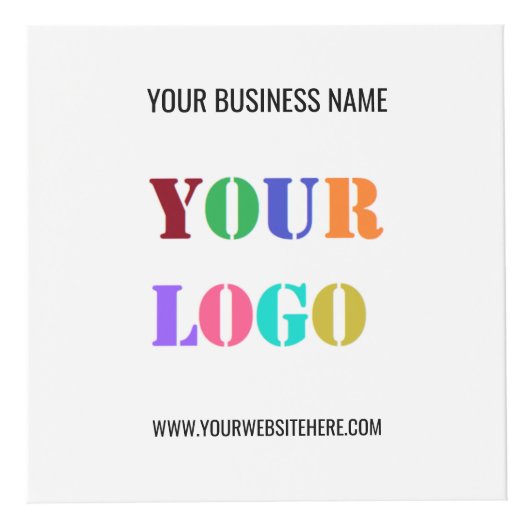 Exemple de cube promotionnel de code QR du logo d' (Devant)