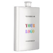 Exemple de flasque promotionnel avec texte de logo (Droite)