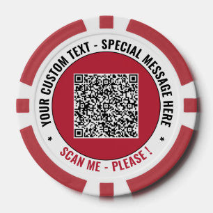 Exemple de jetons de poker à marque déposée avec Q