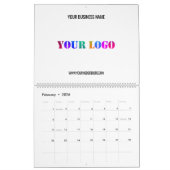 Exemple de logo et de calendrier commercial texte (Feb 2026)