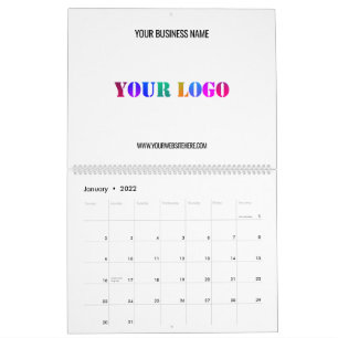 Exemple de logo et de calendrier commercial texte