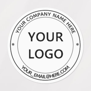 Exemple de logo et de Étiquettes de texte personna