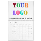 Exemple de logo personnalisé et de calendrier prof (Feb 2026)