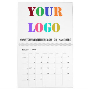 Exemple de logo personnalisé et de calendrier prof