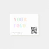 Exemple de notes Post-it® avec code QR personnalis (Devant)