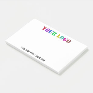 Exemple de notes Post-it® du logo d'entreprise per