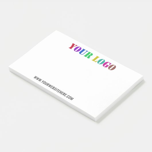 Exemple de notes Post-it® du logo d'entreprise per (Incliné)