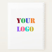 Exemple de planificateur d'affaires texte du logo  (Dos)